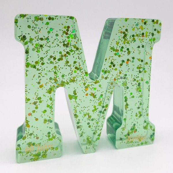 XXL Buchstaben "M" Transparent